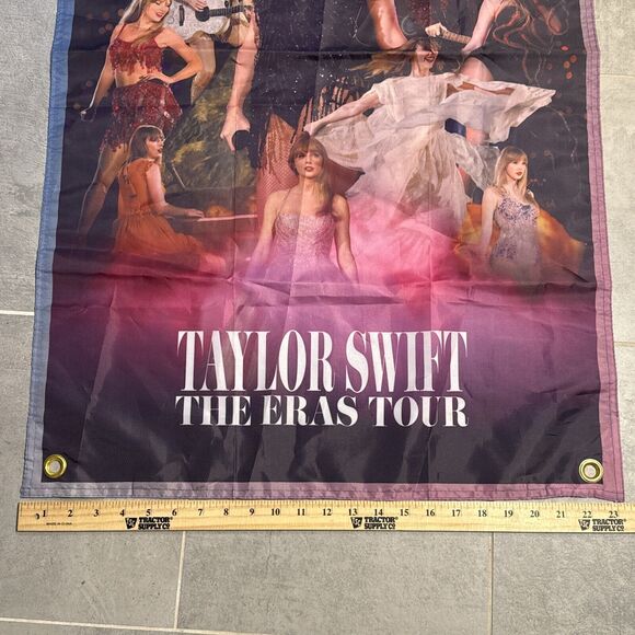 Taylor Swift IMAX The Eras Tour Tapestry NEW 24 x 36 Grommets Wall Hanging - Picture 3 of 7